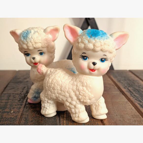 Stahlwood Squeaky Rubber Sheep/Lamb - Picture 1 of 10